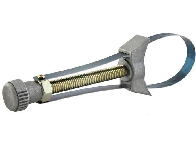 Verstellbarer Ölfilterschlüssel-Entferner, Verwendung von 6,4 cm bis 11,4  cm, Ölfilterschlüssel, Entferner, Werkzeug-Set, 3 Backen – Silber :  : Auto & Motorrad